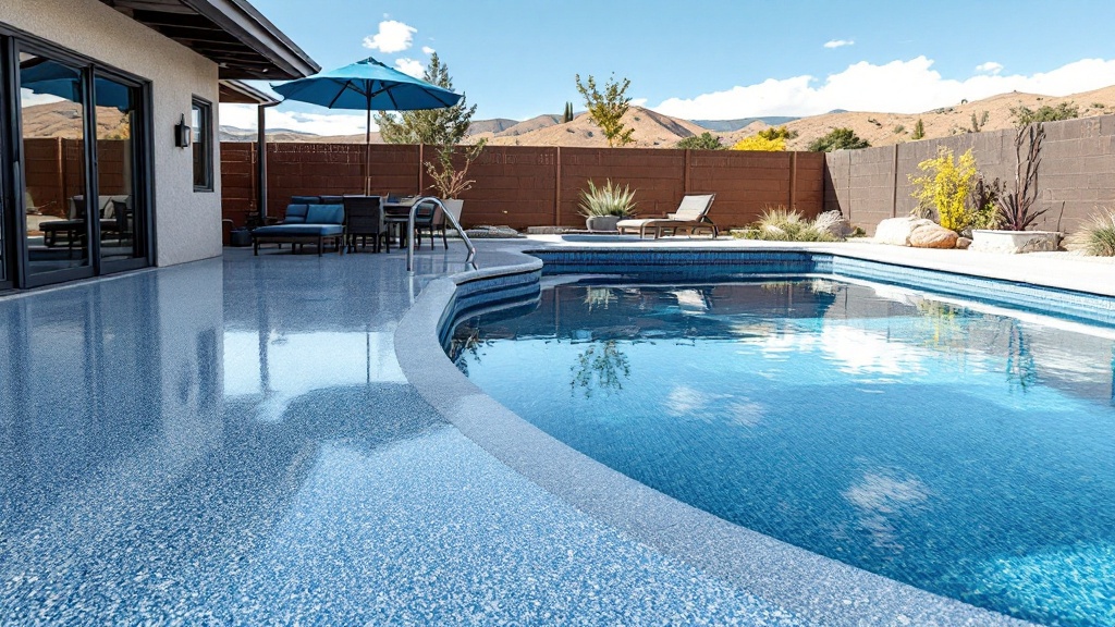 Pool deck coating in coastal climate