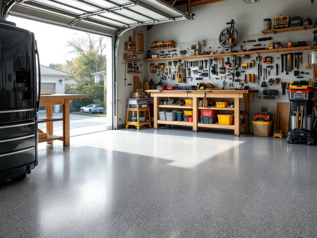 Workshop floor coating Caldwell